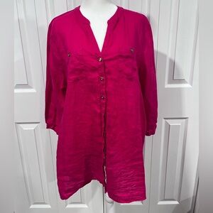 Investments Fuchsia Blouse